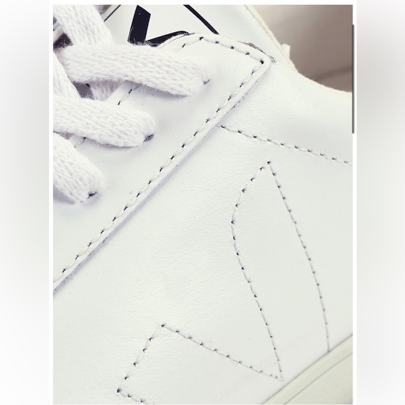 Veja Esplar Stitched Logo Leather Low-Top Sneakers - Size 37 (US 6/6.5) - Picture 8 of 8